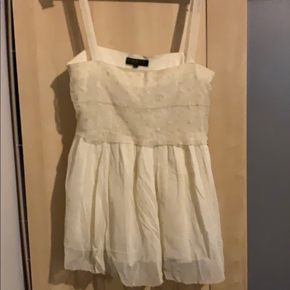 Cream tank with lace top from Ports 1961.